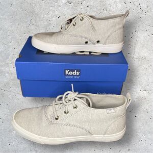 Keds Womens Triumph Heather Grey Lace Up Ortholite Cushion Show Size 6